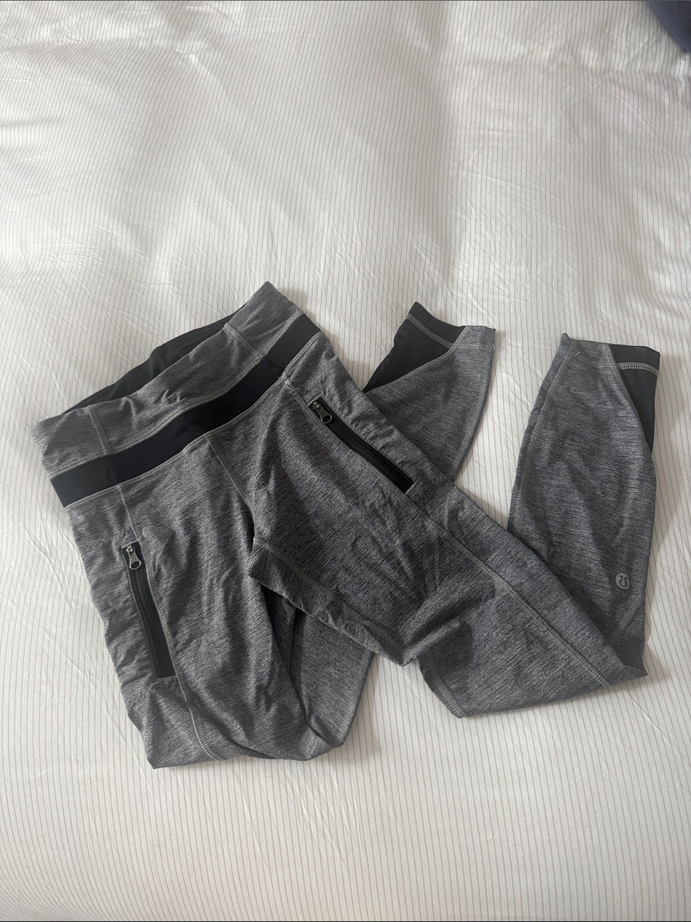 lululemon athletica Kids Charcoal Gray Athletic Leggings